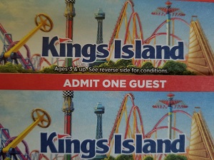 Kings Island - Two Passes - $90